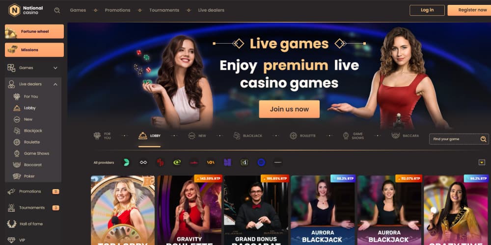 National live casino